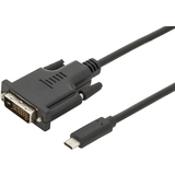 DIGITUS usb Type-C Adapterkabel, type-c - DVI, 2,0 m