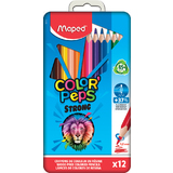 Maped dreikant-buntstift COLOR'PEPS STRONG, 12er Metalletui