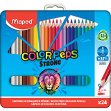 Maped dreikant-buntstift COLOR'PEPS STRONG, 24er Metalletui