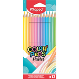 Maped dreikant-buntstift COLOR'PEPS Pastel, 12er Kartonetui