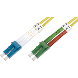 DIGITUS lwl Patchkabel, lc-duplex (APC) - lc-duplex (PC), 2m