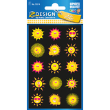 AVERY zweckform ZDesign kids Neon-Sticker "Sonne"