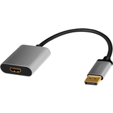 LogiLink displayport - hdmi Adapterkabel, 0,15 m