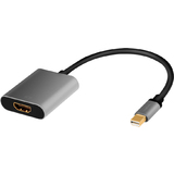 LogiLink mini DisplayPort - hdmi Adapterkabel, 0,15 m