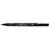 uni-ball fineliner PIN chisel 1.0, Keilspitze, schwarz