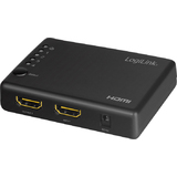 LogiLink 4K/30 hz HDMI Splitter, schlank, 4-fach, schwarz