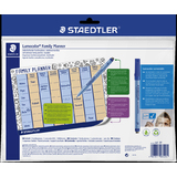 STAEDTLER familienplaner-set Lumocolor correctable, din A4