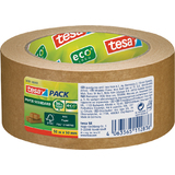 tesapack paper ecoLogo Verpackungsklebeband, 50 mm x 50 m