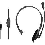 LogiLink mono Headset, mit Mikrofon, 3,5 mm Klinkenstecker