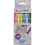 WEDO kreativmarker GOLD + OUTLINE, 6er Etui