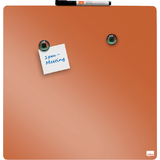 nobo Weiwandtafel, quadratsch, (B)360 x (H)360 mm, orange