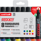 uni-ball permanent-marker PROCKEY PM122/8 PF, 8er-Set