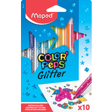 Maped glitter-fasermaler COLOR'PEPS, 10er Kartonetui