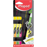 Maped textmarker FLUO'PEPS pen DUO, 3er Kartonblister