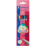 STAEDTLER fineliner triplus, 4 + 1 Celebration-Set