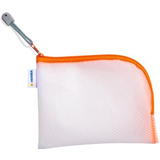 HERMA Reiverschlusstasche "Mesh Bags", din A6, orange