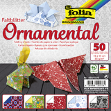 folia Faltbltter "Ornamental", 150 x 150 mm, 50 Blatt