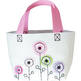 KLEIBER Filz-Nhset tasche Blumenwiese