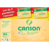 CANSON zeichenpapier "C"  Grain, din A4, 2er Set