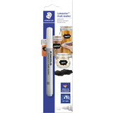 STAEDTLER kreidemarker Lumocolor chalk marker, wei, Blister