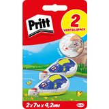 Pritt korrekturroller Mini Flex, 4,2 mm x 7 m, 2er Blister