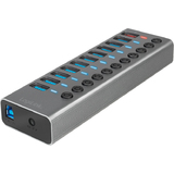 LogiLink usb 3.2 gen 1 Hub, 10 port + 1x Schnell-Ladeport