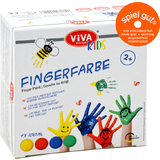 ViVA decor Fingerfarbe "ViVA KIDS", 4er-Set Basic