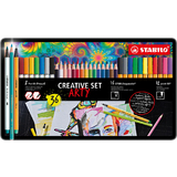 STABILO point 88/Pen 68 brush/aquacolor ARTY, 36er Etui