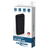 ANSMANN mobiler Zusatzakku PB212, 20.000 mAh, schwarz