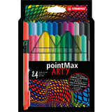 STABILO fasermaler pointMax ARTY, 24er Karton-Etui