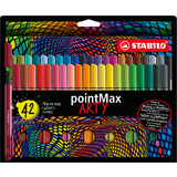 STABILO fasermaler pointMax ARTY, 42er Karton-Etui