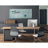 sigel glas-magnettafel artverum turquoise Wall, (B)1.300 mm