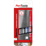 Pentel permanent-marker N50, Rundspitze, 4er Etui, sortiert