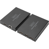 DIGITUS hdmi KVM ip Extender Set, schwarz