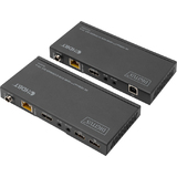 DIGITUS 4K hdbaset HDMI kvm Extender Set, 70 m, schwarz