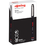 rotring Rollerball, Strichstrke: 0,7 mm, schwarz