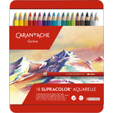 CARAN D'ACHE buntstifte SUPRACOLOR, 18er Metalletui