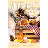 SUSY card Weihnachtskarte "Pltzchen in Holzkiste"