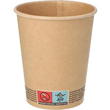 PAPSTAR papp-trinkbecher "pure, 0,2 l, braun