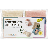 folia stoffbeutel Jute style "BOHO CHIC"