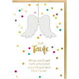 SUSY card Taufkarte "Engelsflgel"