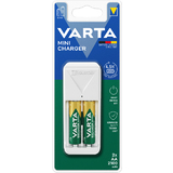 VARTA Ladegert mini Charger, wei, bestckt AA