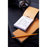 RHODIA notizblock No. 12, 95 x 130 mm, kariert, schwarz