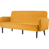 PAPERFLOW 3-Sitzer sofa LISBOA, Stoffbezug, safran