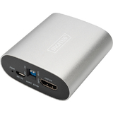 DIGITUS hdmi eARC Konverter/Splitter, silber