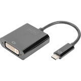 DIGITUS Grafikadapter, usb-c - DVI, schwarz