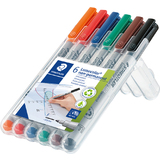 STAEDTLER lumocolor NonPemanent-Marker 316F, 6er Etui