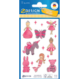 AVERY zweckform ZDesign kids Papier-Sticker, rosa