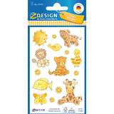 AVERY zweckform ZDesign kids Papier-Sticker, gelb