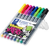 STAEDTLER lumocolor Permanent-Marker 317M, 8er Etui